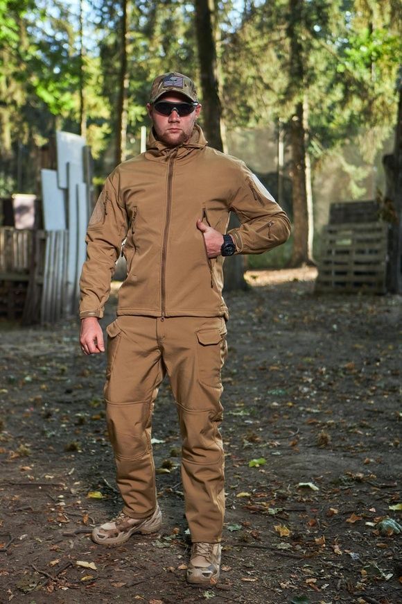 Костюм Soft Shell ESDY тактика, койот, M