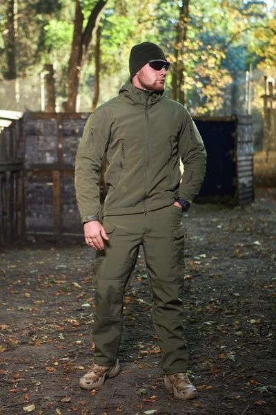 Костюм Soft Shell ESDY, оливковий, S