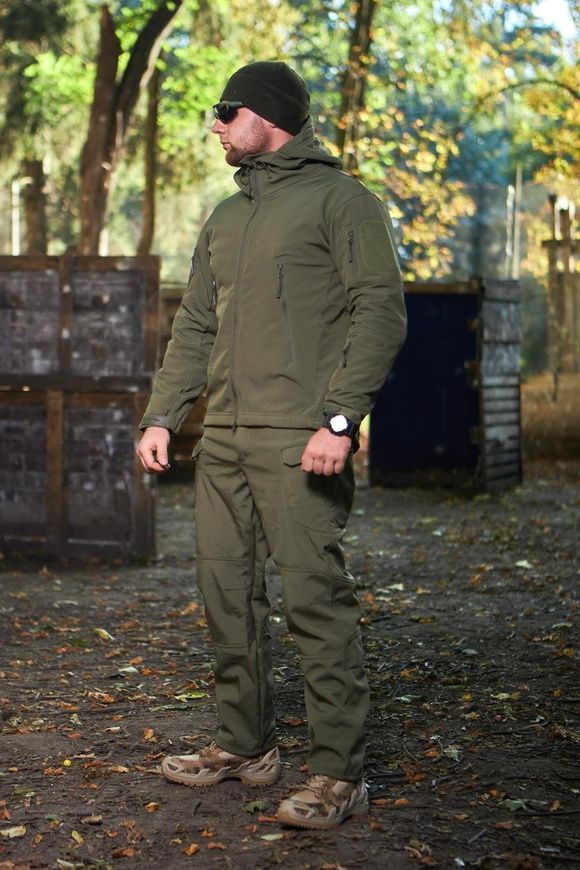 Костюм Soft Shell ESDY, оливковий, S