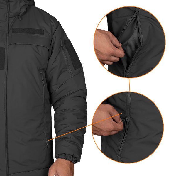 Зимова куртка Patrol System 3.0 Nylon Taslan Чорна (7273), S