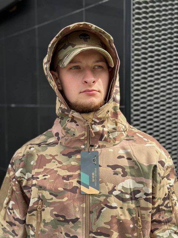 Куртка тактична Pave Hawk Softshell, Мультикам, S