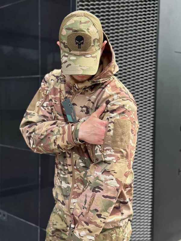 Куртка тактична Pave Hawk Softshell, Мультикам, S