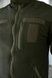 Тактична військова чоловіча флісова кофта з накладками Military Олива Батал