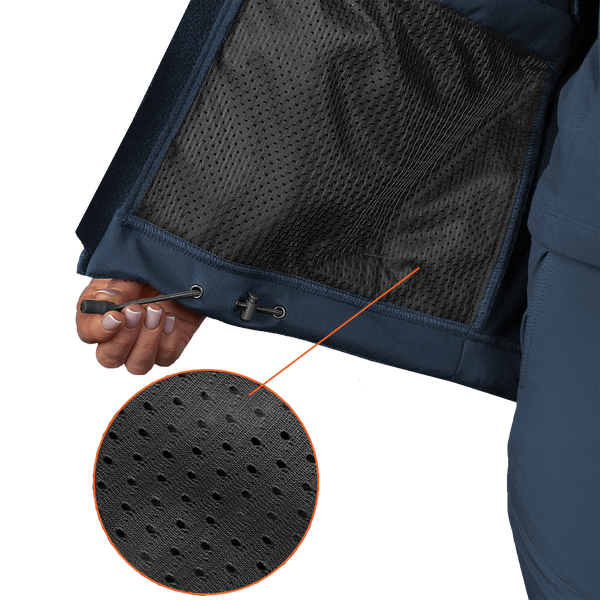 Жіноча куртка Stalker SoftShell Темно-синя (7443), XS