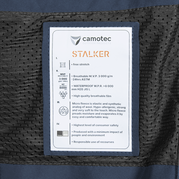 Жіноча куртка Stalker SoftShell Темно-синя (7443), XS