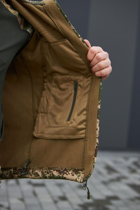 Куртка Soft Shell Хижак Military, S
