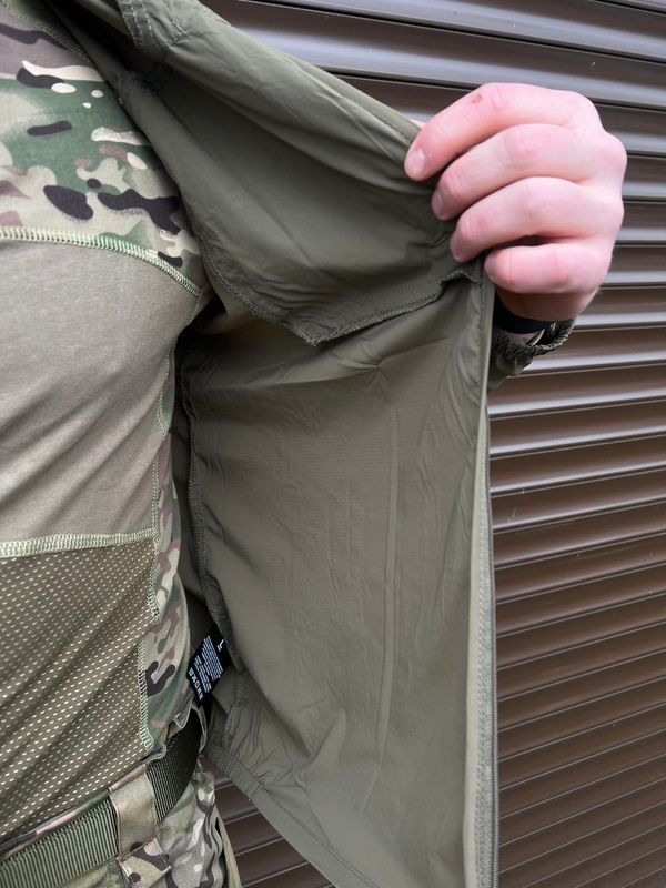 Ультралегка штормовка Tactical Series, оливковий, S