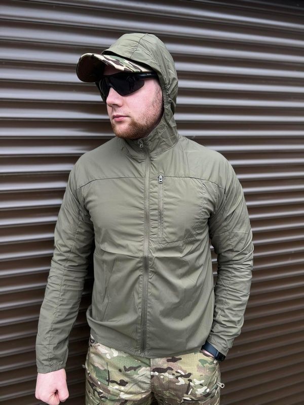 Ультралегка штормовка Tactical Series, оливковий, S