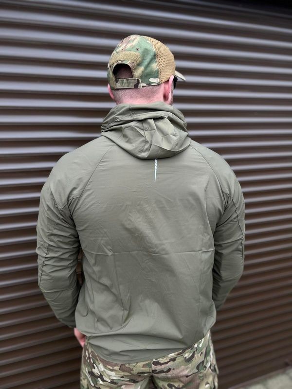 Ультралегка штормовка Tactical Series, оливковий, S