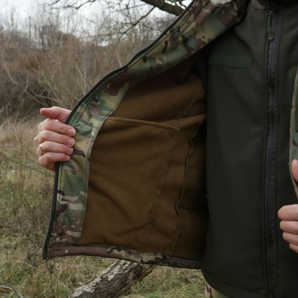 Куртка демісезонна Softshell Kiborg Multicam, S (48)