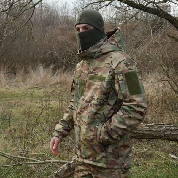 Куртка демісезонна Softshell Kiborg Multicam, S (48)
