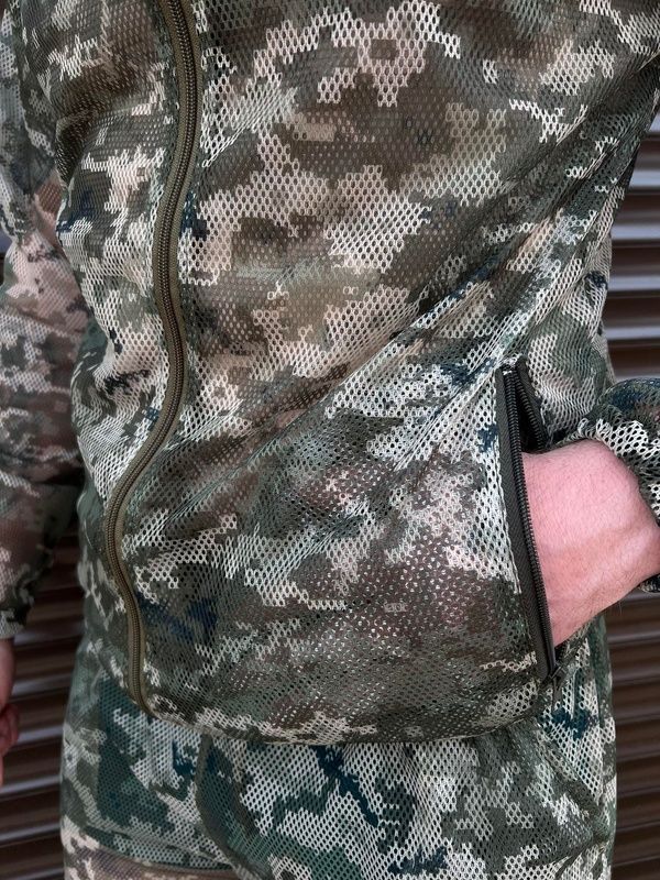 Літній маскувальний костюм сітка ЗСУ, піксель, 46