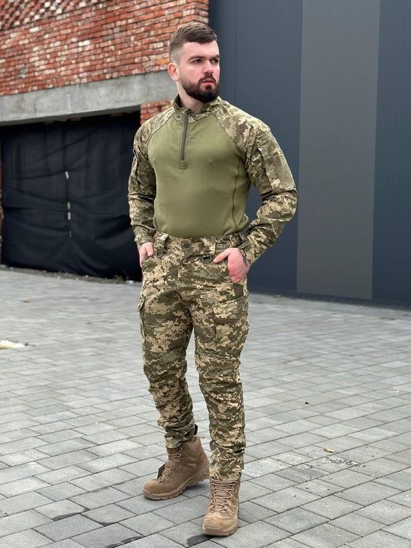 Убакс піксель ЗСУ утеплений мікрофлісом, 46