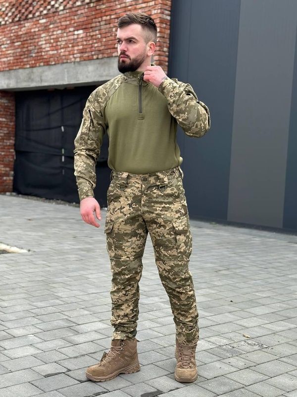 Убакс піксель ЗСУ утеплений мікрофлісом, 46