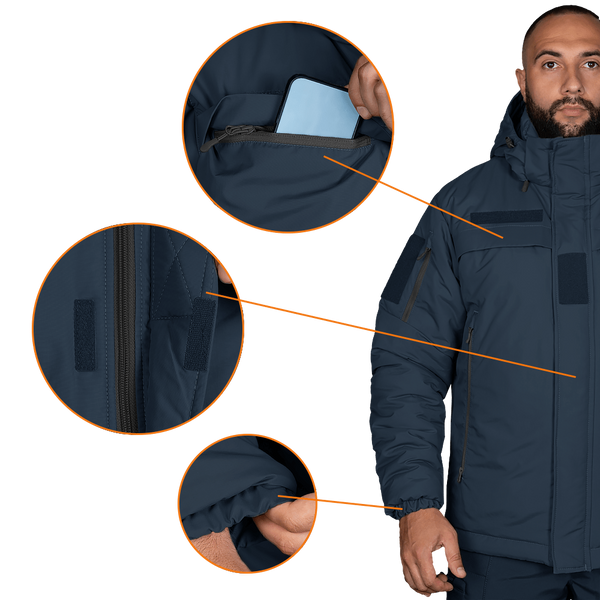 Зимова куртка Patrol System 3.0 Nylon Taslan Синя (7281), XS