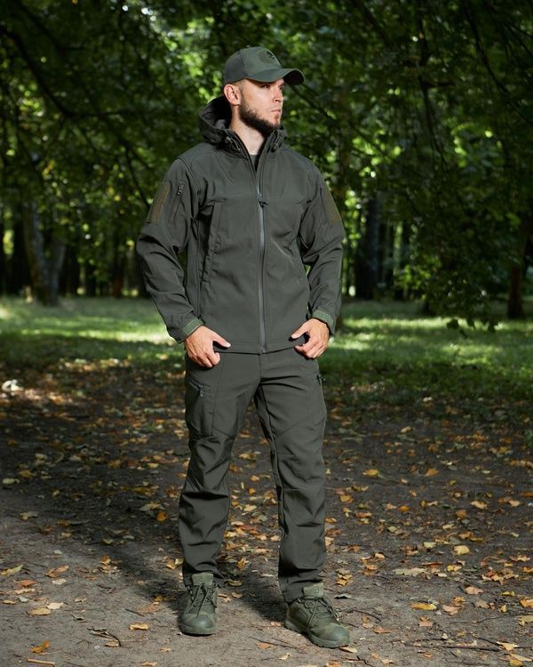 Костюм Soft Shell Military, оливковий, S