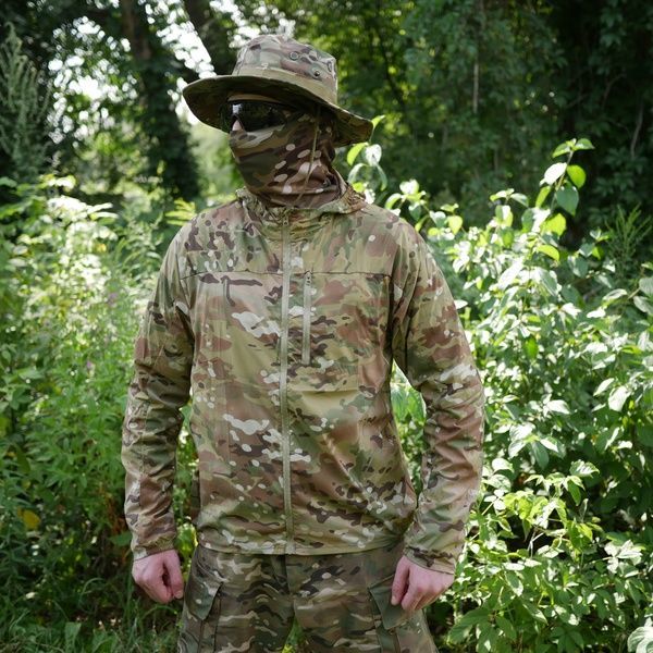 Літня тактична куртка-вітровка multicam, M