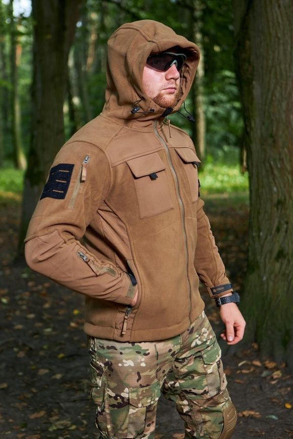 Флісова куртка US ARMY, койот, M