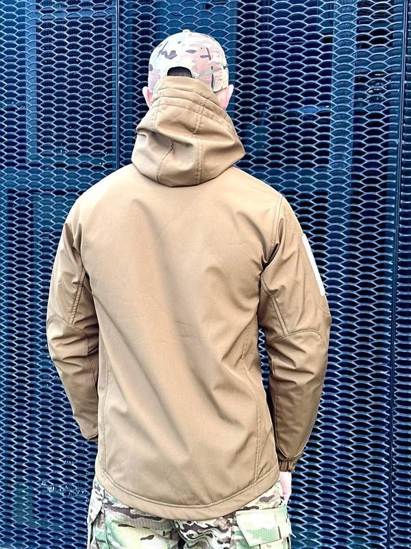 Куртка Софтшел Military, койот, S